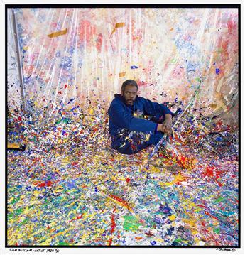 ANTHONY BARBOZA (1944 - ) Sam Gilliam - Artist.                                                                                                  